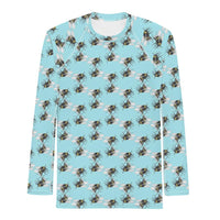 Men's Long Sleeves Tee Twin Fighting Bees by Robert Bowen